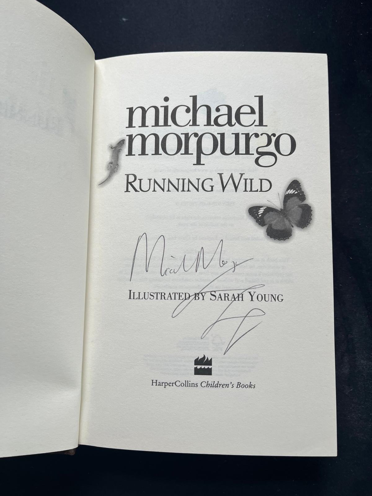 Signed Hardback Edition – Running Wild by Michael Morpurgo (HarperCollins Children’s Books)