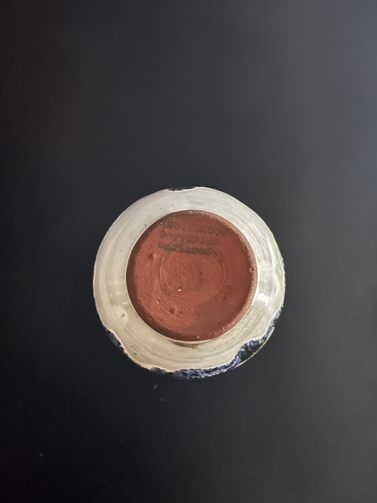 Handmade British Studio Pottery Bud Vase – Drip Glaze (Vintage)