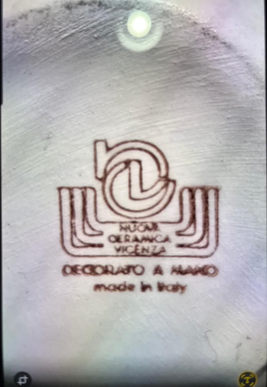 Vintage Italian Hand-Painted Jug – Nuova Ceramic Vicenza