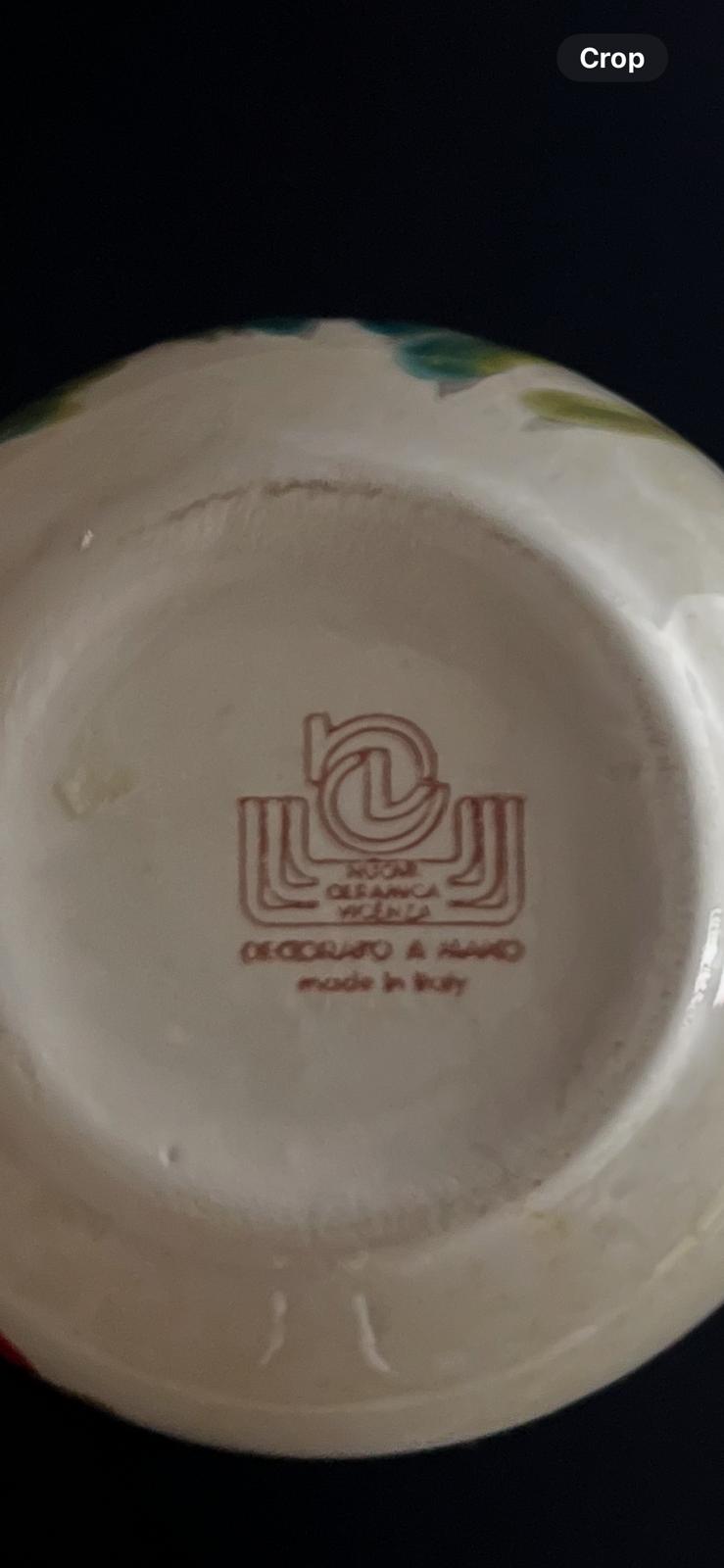 Vintage Italian Hand-Painted Jug – Nuova Ceramic Vicenza