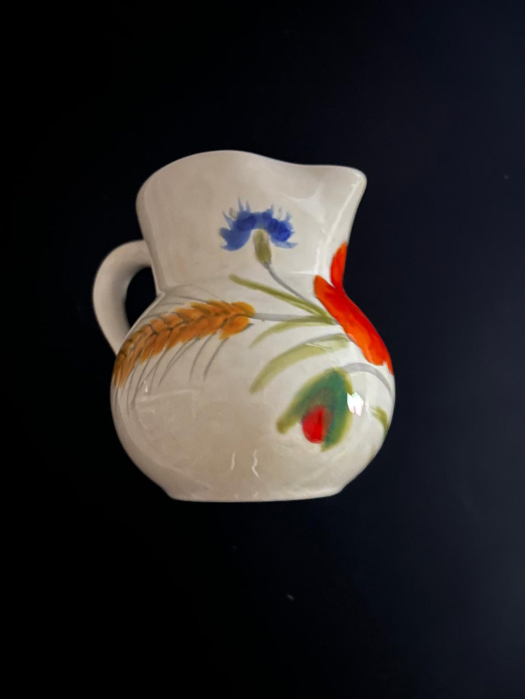 Vintage Italian Hand-Painted Jug – Nuova Ceramic Vicenza