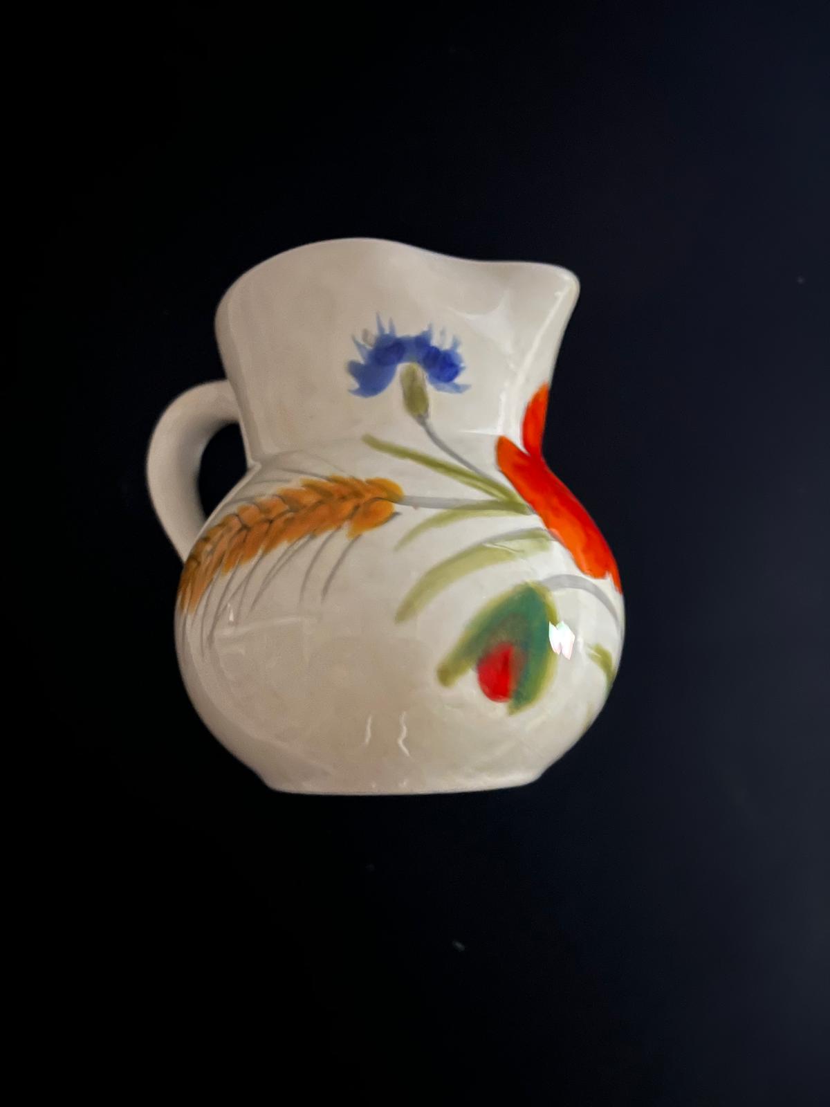 Vintage Italian Hand-Painted Jug – Nuova Ceramic Vicenza