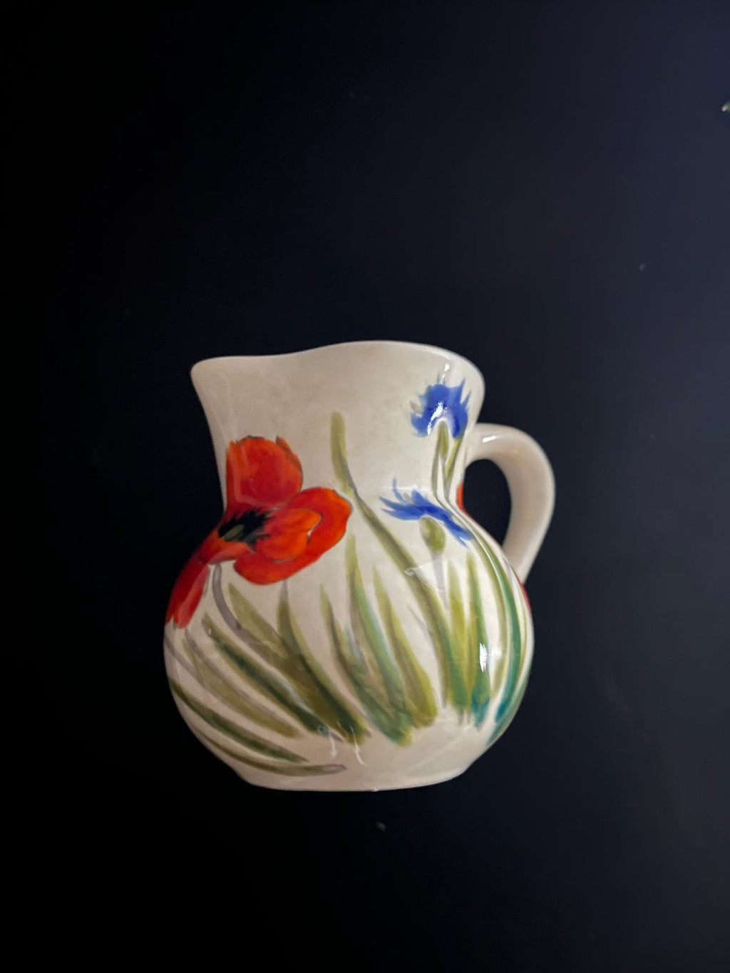 Vintage Italian Hand-Painted Jug – Nuova Ceramic Vicenza