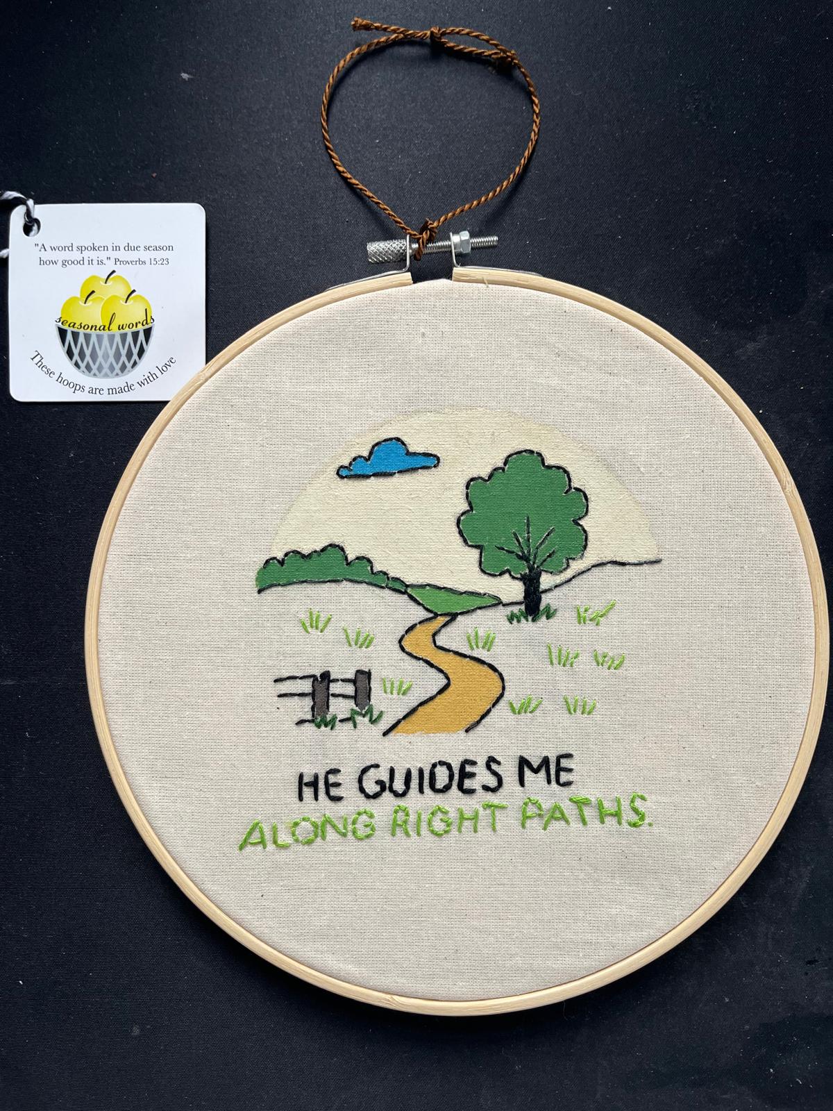 He Guides Me Along Right Paths