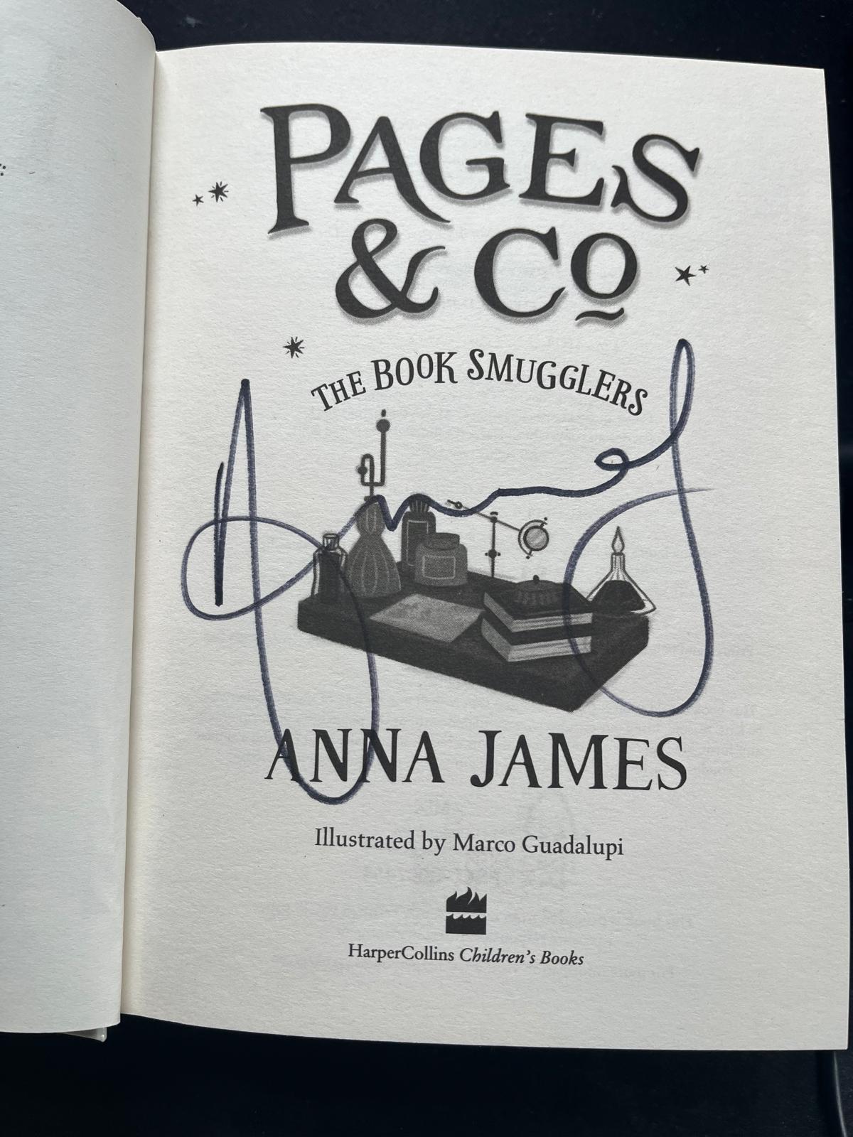 Signed First Edition – Pages & Co: The Book Smugglers by Anna James